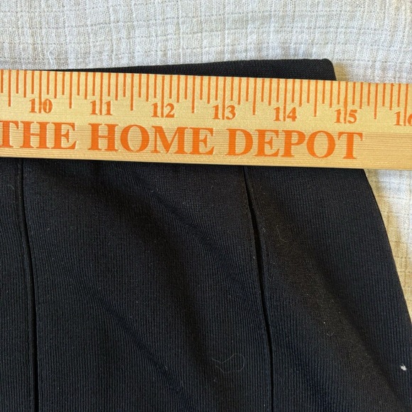 Exclusively Misook‎ Petite Knit Black Pleated Skirt Womens medium A line - Picture 5 of 7